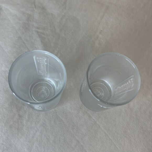 Jagermeister 1 Fl Oz Shot Frosted Glasses 1 1/2 In Diameter 2 3/4 In Tall Set 2 - Picture 3 of 5